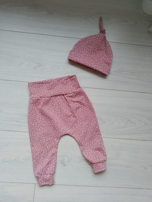 Broek oud roze met witte hagel - Afbeelding 2