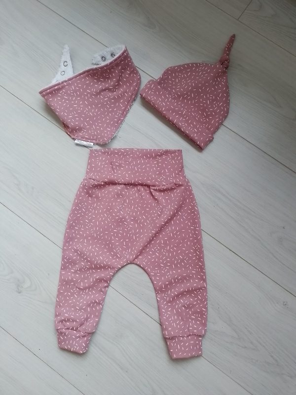 Broek oud roze met witte hagel - Afbeelding 3