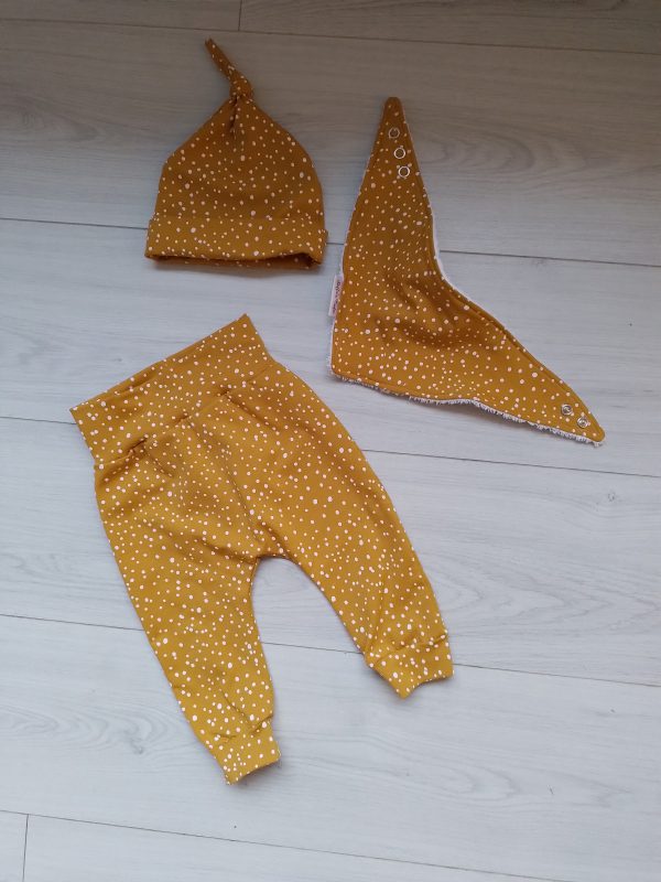 Broek okergeel met witte stip - Afbeelding 3